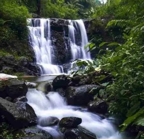 Cilengkrang Waterfall in Bandung